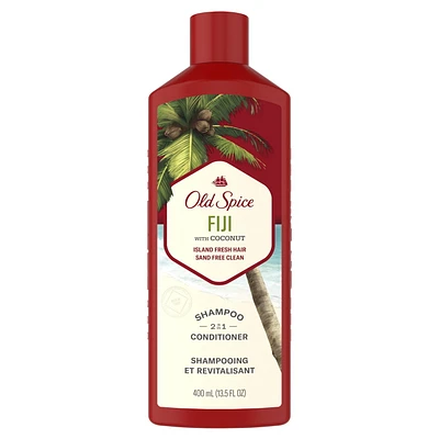 Shampooing et revitalisant 2 en 1 pour hommes Fiji 400 mL