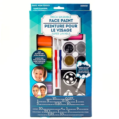 Horizon Group Usa Mega Face Paint Kit, 5 years & up