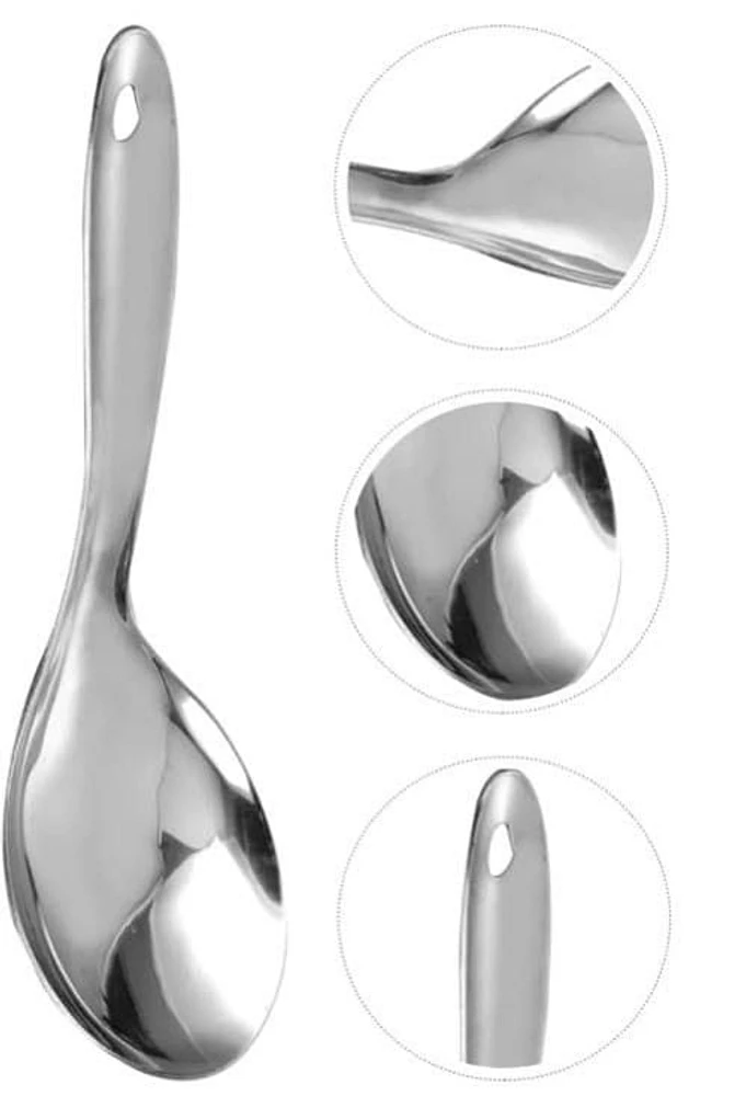 Sunwealth Best Selling Rice Ladle, Stainless Steel Rice Spoon