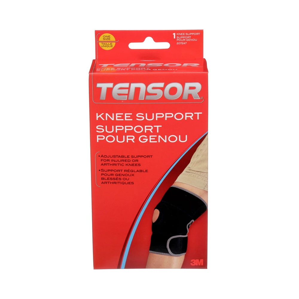 Tensor™ Adjustable Compression Knee Support, black, adjustable, Knee Support