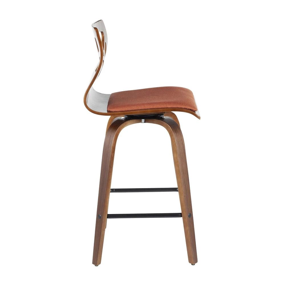 Folia Mid-Century Modern Counter Stool by LumiSource