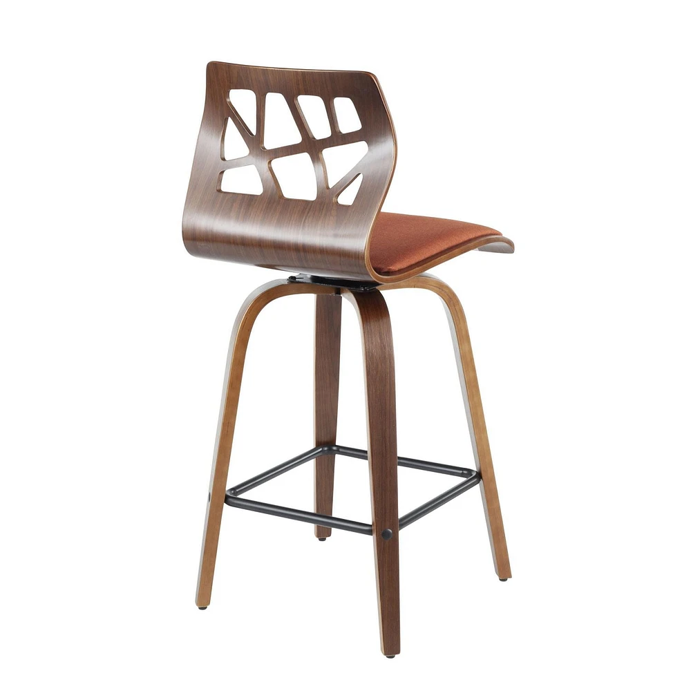 Folia Mid-Century Modern Counter Stool by LumiSource