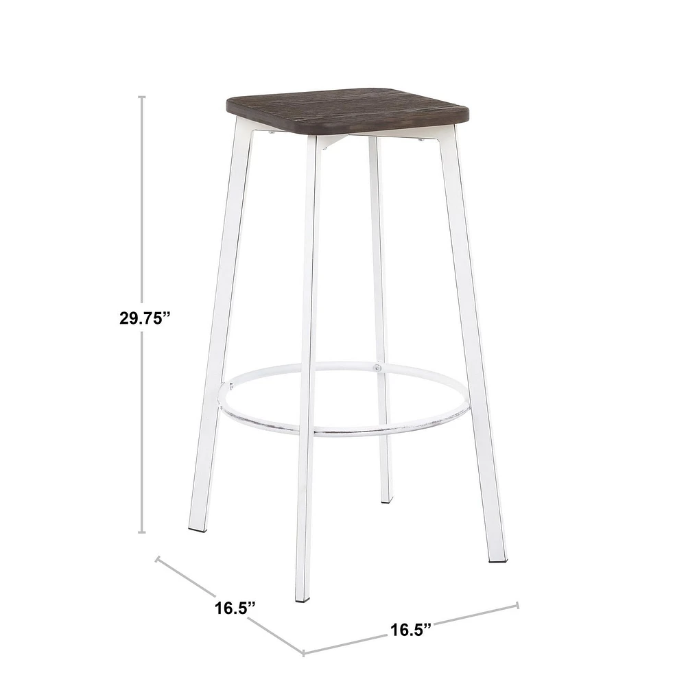 Clara Industrial Barstool by LumiSource