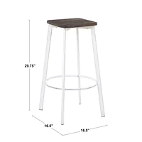 Clara Industrial Barstool by LumiSource