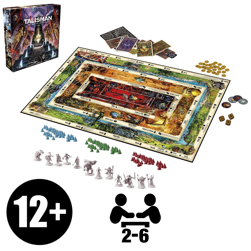 Talisman: The Magical Quest Board Game, 5th Edition, Fantasy Tabletop Adventure Games, 12+