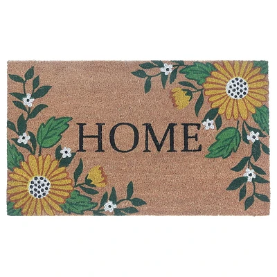 Coir Door Mat Sunflower Home 18 X 30