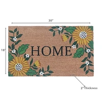 Coir Door Mat Sunflower Home 18 X 30