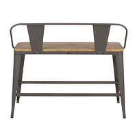 Oregon Industrial Counter Bench by LumiSource