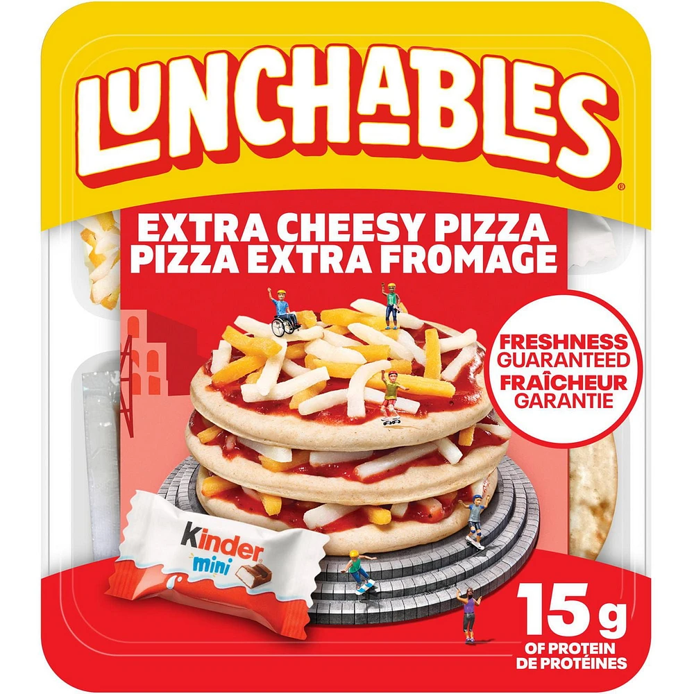 Lunchables Extra Cheesy Pizza, 135 g Tray, Extra Cheesy Pizza