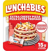 Lunchables Extra Cheesy Pizza, 135 g Tray, Extra Cheesy Pizza