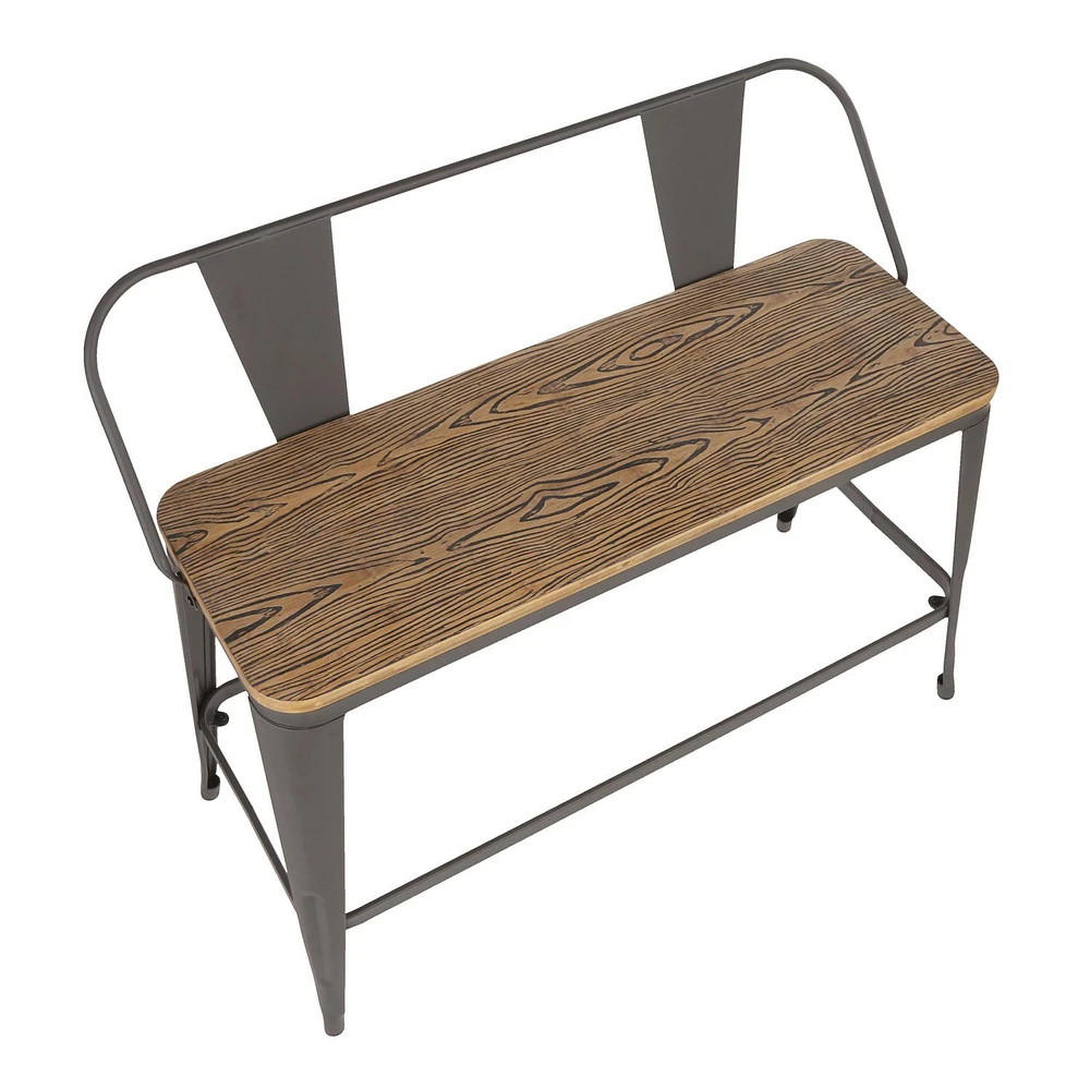 Oregon Industrial Counter Bench by LumiSource