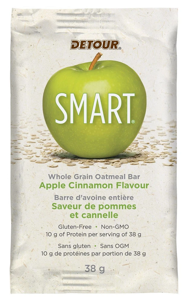 Detour Smart Apple Cinnamon Whole Grain Oatmeal Bars