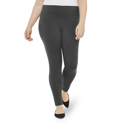George Plus Women's Jersey Leggings, Sizes 1X-4X
