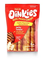 Friandises pour chiens Hartz Oinkies enveloppées de poulet et de torsades en peau de porc