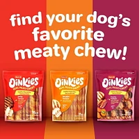 Friandises pour chiens Hartz Oinkies enveloppées de poulet et de torsades en peau de porc