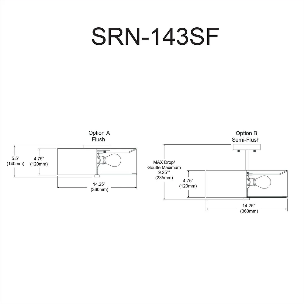 Seren Flushmount