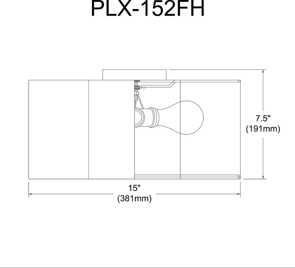 Phlox Flushmount