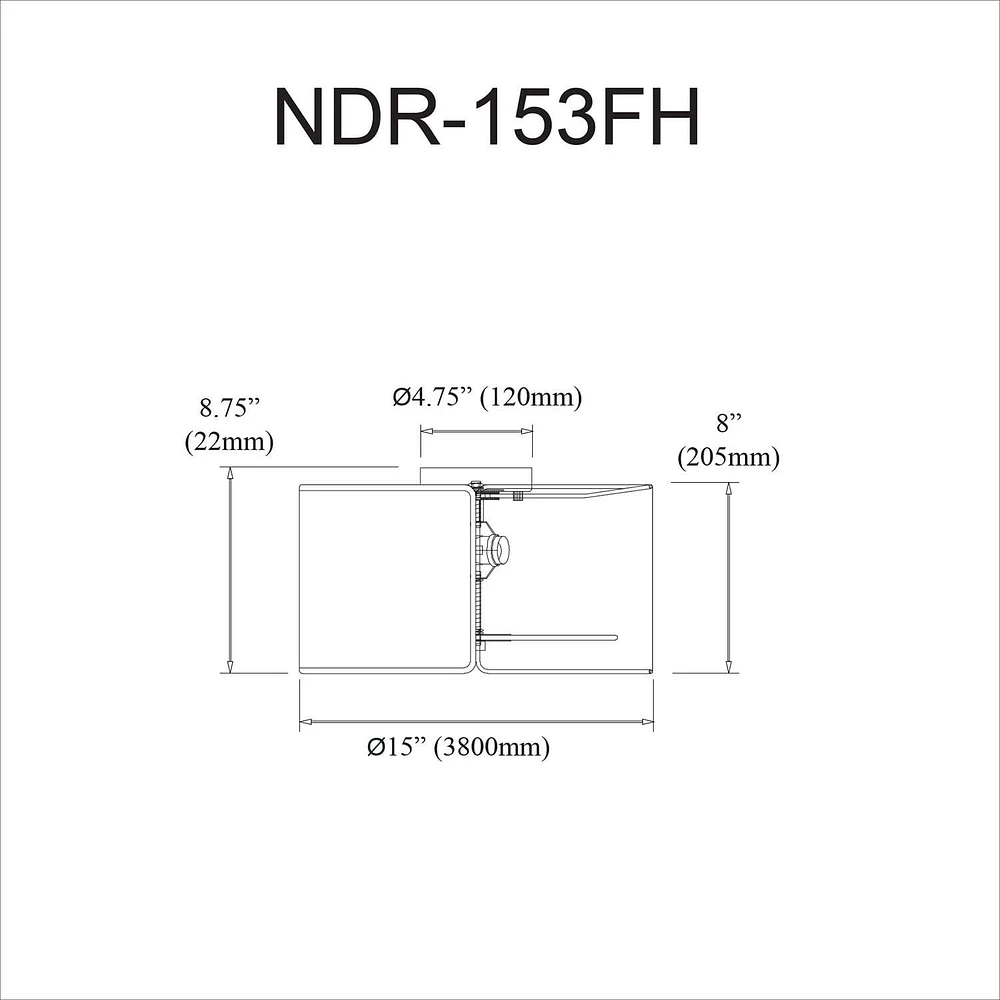 Notched Flushmount