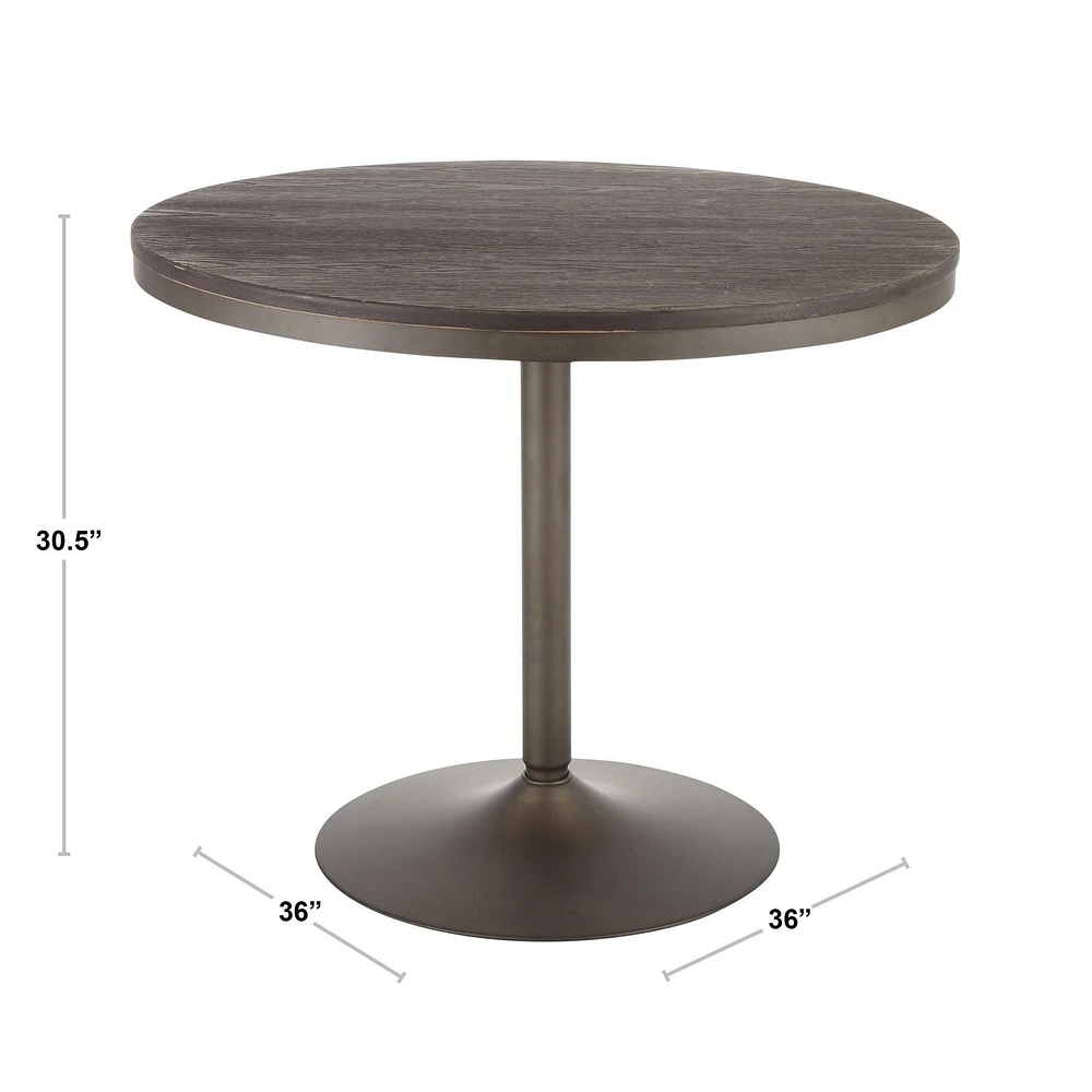 Dakota Contemporary  Dining Table by LumiSource