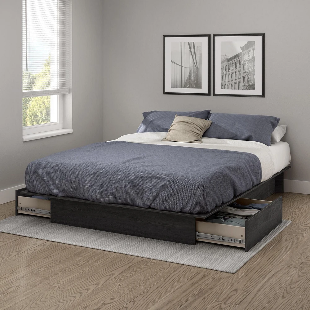 South Shore SoHo Collection Storage Platform Bed