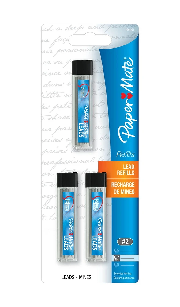 Paper Mate 0.7mm Mechanical Pencil Lead Refills, 115 Pieces