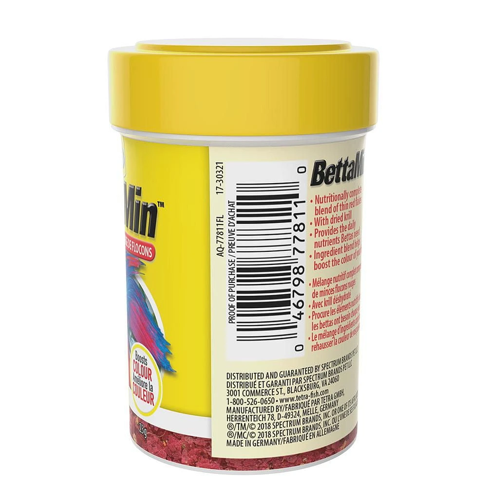 Tetra BettaMin 0.81oz, 23g (Bilingual)