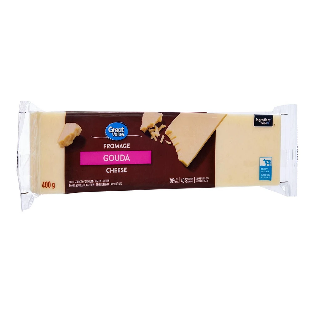 Great Value Gouda Cheese, 400 g