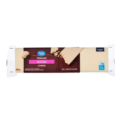 Great Value Gouda Cheese, 400 g