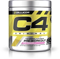 Cellucor C4 Original Pre Workout Powder, Energy Drink Supplement with Creatine, Nitric Oxide & Beta Alanine, Pink Lemonade, 60 Servings