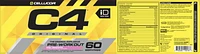 Cellucor C4 Original Pre Workout Powder, Energy Drink Supplement with Creatine, Nitric Oxide & Beta Alanine, Pink Lemonade, 60 Servings