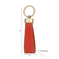 PU Leather Key Chain Red