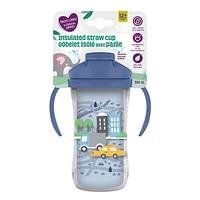Parent’s Choice Insulated Sippy Cup with Straw and Handles, 300 mL, 1 pack, 12m+