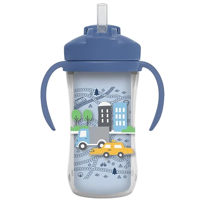 Parent’s Choice Insulated Sippy Cup with Straw and Handles, 300 mL, 1 pack, 12m+