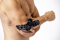 Heali Coton Kinésiologie Tape - Noir Cotton Kin Tape infusé de mg et de menthol - Noir