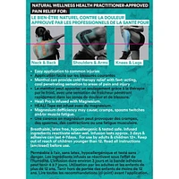 Heali Pro Kinésiologie - Noir Inspo Bande Pro Kin infusée de Mg et Menthol-Blk Inspo