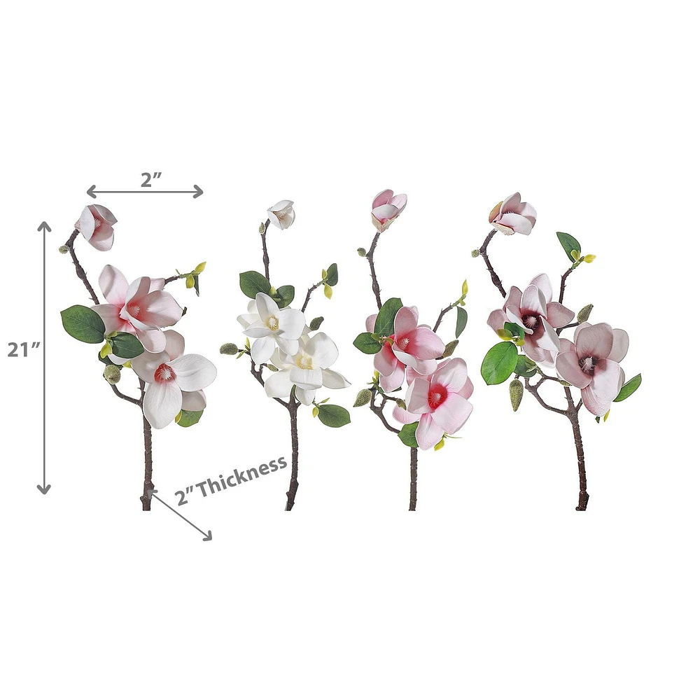 Magnolia Small Spray - Set of 4