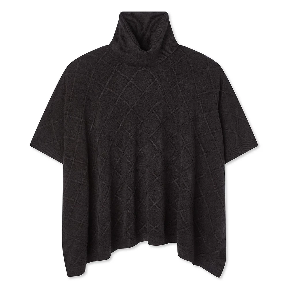 Iyla Women's Cable Knit Poncho