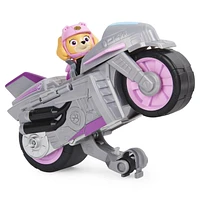 PAW Patrol, Moto Pups Skye’s Deluxe Pull Back Motorcycle Vehicle with Wheelie Feature and Figure