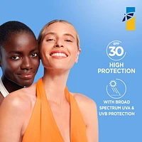 Garnier Ombrelle Sport Endurance Lotion solaire, SPF 30, Compacte à large spectre haute protection, résistante à l'eau et à la sueur, format voyage, hypoallergénique, non comédogène, 50ml