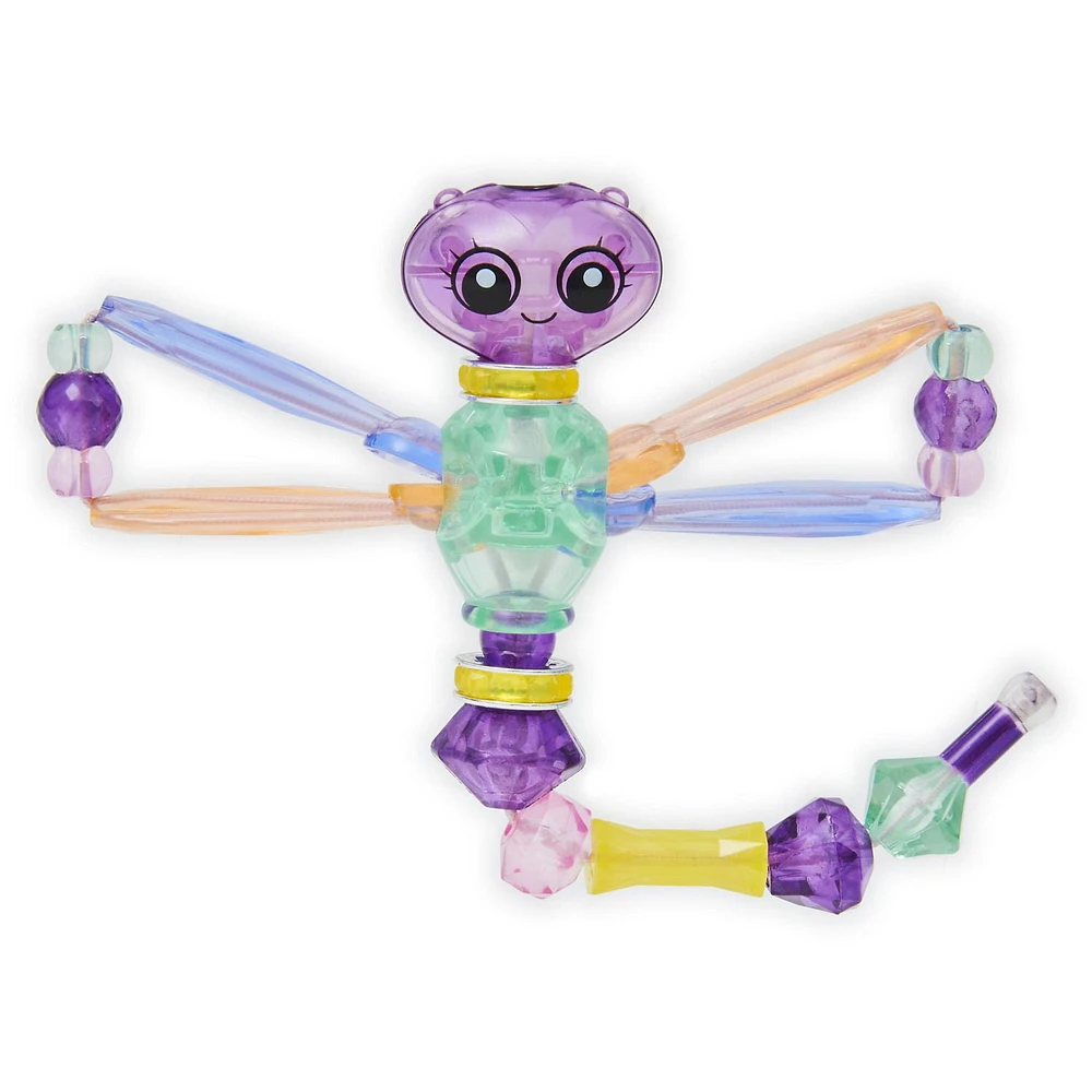 Twisty Girlz, Series 2, Jet B. Transforming Doll to Collectible Bracelet with Mystery Twisty Petz