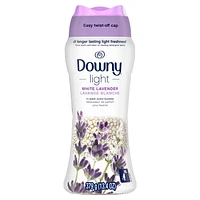 Downy Light Laundry Scent Booster Beads for Washer, White Lavender Scent, with No Heavy Perfumes, 379G