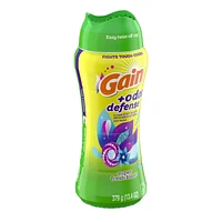 Gain + Odor Defense In-Wash Scent Booster, Super Fresh Blast Scent, HE Compatible, 379G