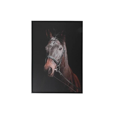 Framed Canvas Wall Art Horse