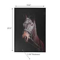 Framed Canvas Wall Art Horse