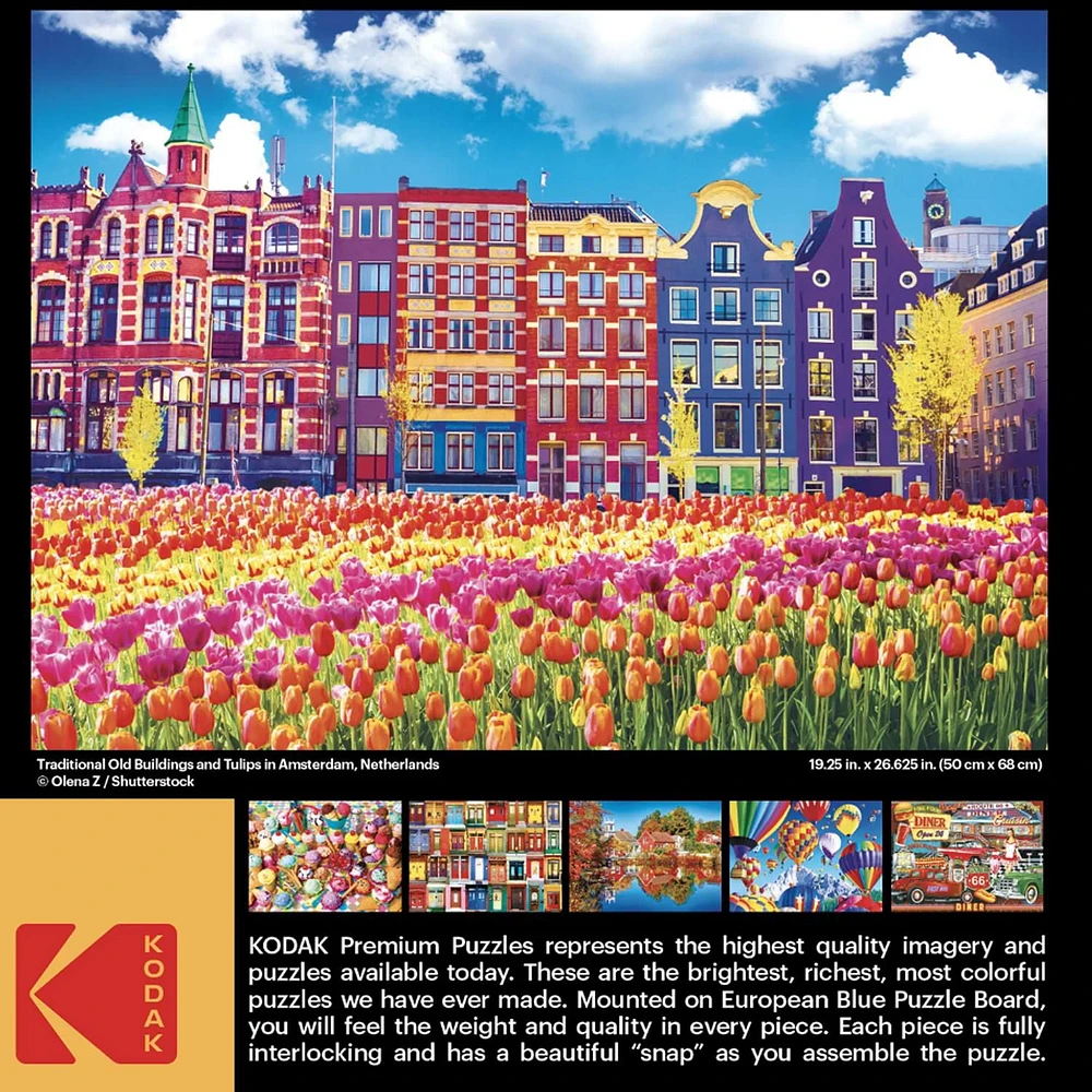 Kodak 1000pc Puzzle - Tulips in Amsterdam