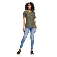 Iyla Women's Short Sleeve Ripple Tee