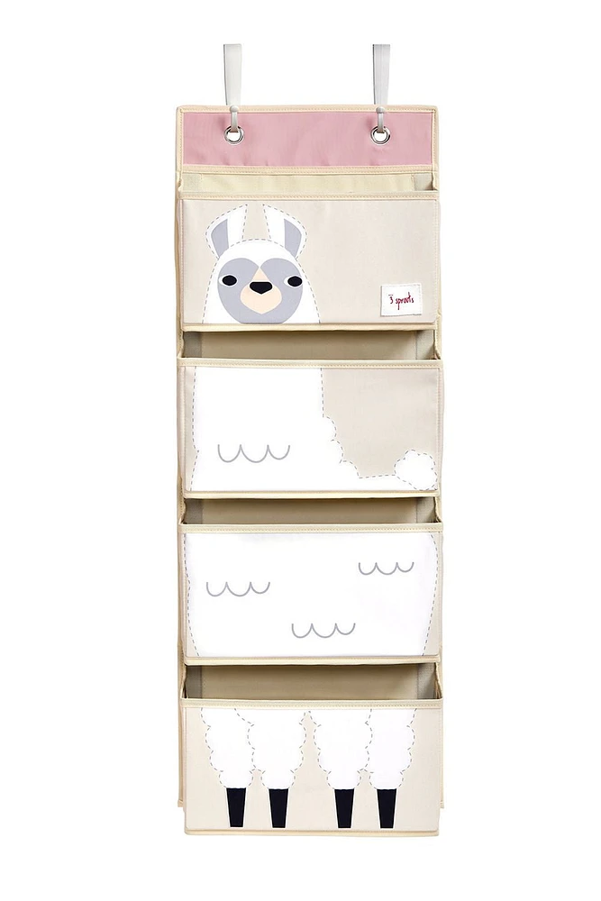 3 Sprouts Llama Hanging Wall Organizer