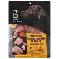 Pure Balance Chicken Wrapped Apple Tenders Dog Treats, 400 g