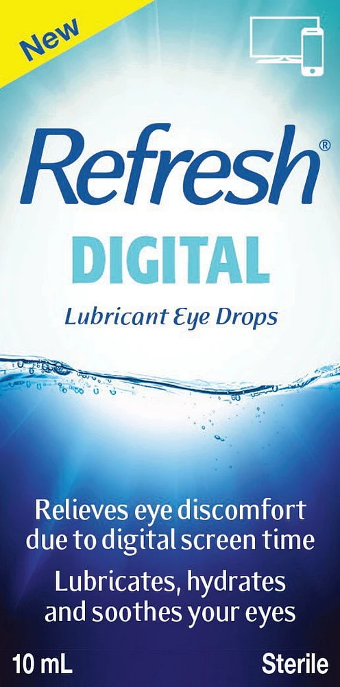 Refresh Digital, Lubricant eye drops