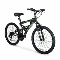 24" Hyper Bicycles Bear Mountain Full Suspension Unisex Aluminum Mountain Bike